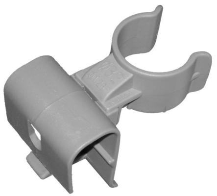 Soporte de cables de 32 mm para bandeja lateral